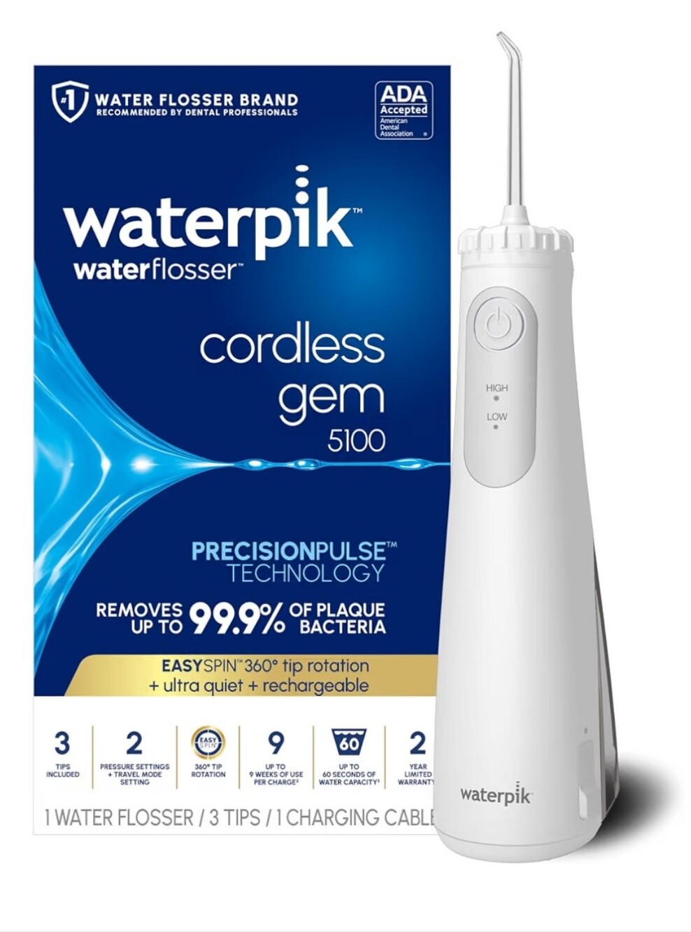 Waterpik Cordless Gem Water Flosser